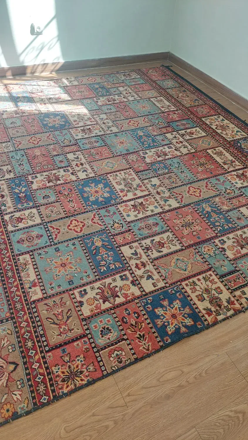 فرش ماشینی طرح خشتی ۲.۷×۲.۵ ۶.۷۵ متر مربع|فرش|تهران, جنت‌آباد جنوبی|دیوار