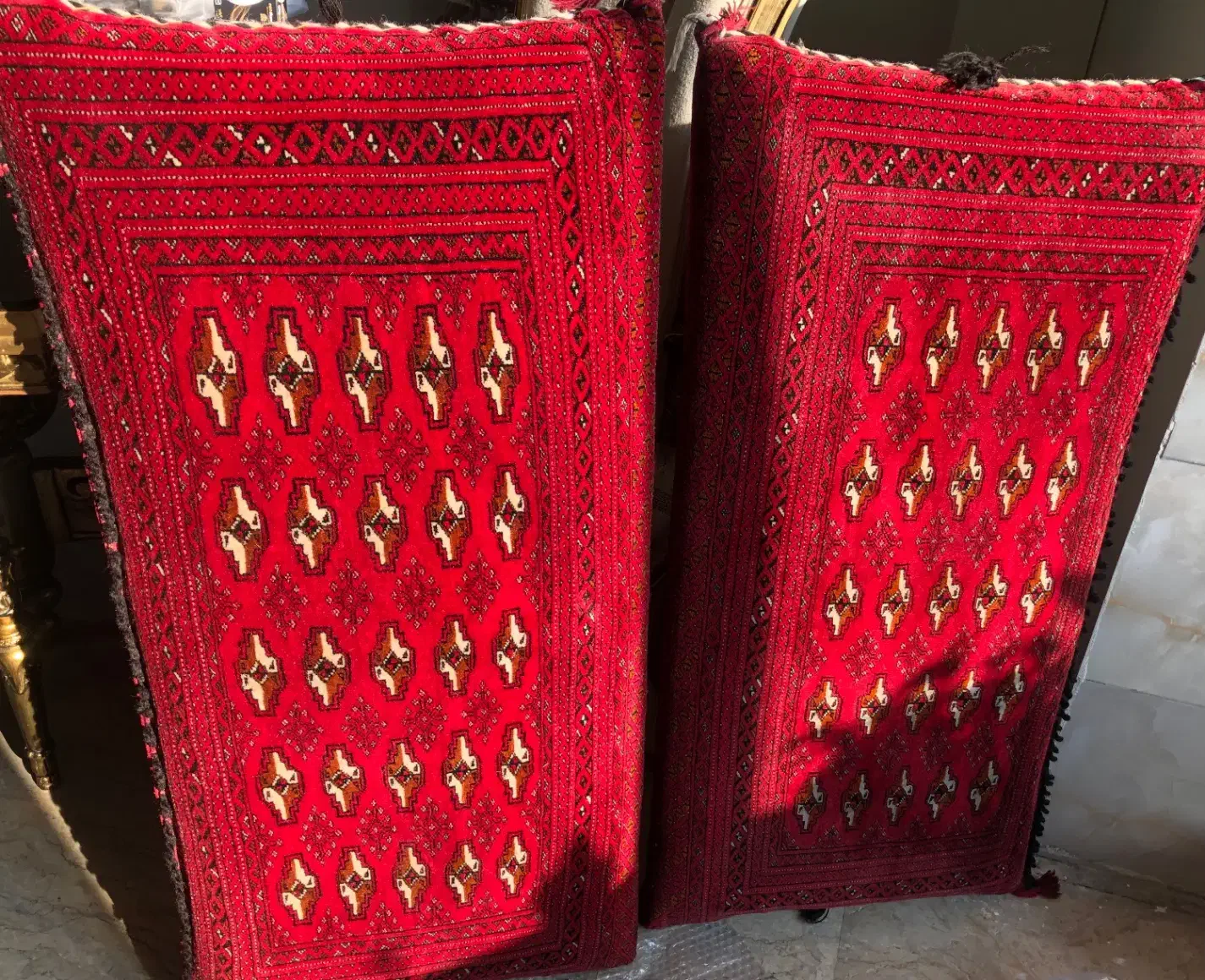 پشتی دست بافت. ترکمن اصل در حد نو|پشتی|تهران, تهرانپارس جنوبی|دیوار