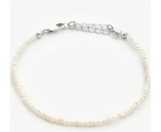 دستبند مروارید پرورشی اصل.با۳ سانت زنجیر ۲۱ سانت|بدلیجات|قدس, شهرقدس|دیوار