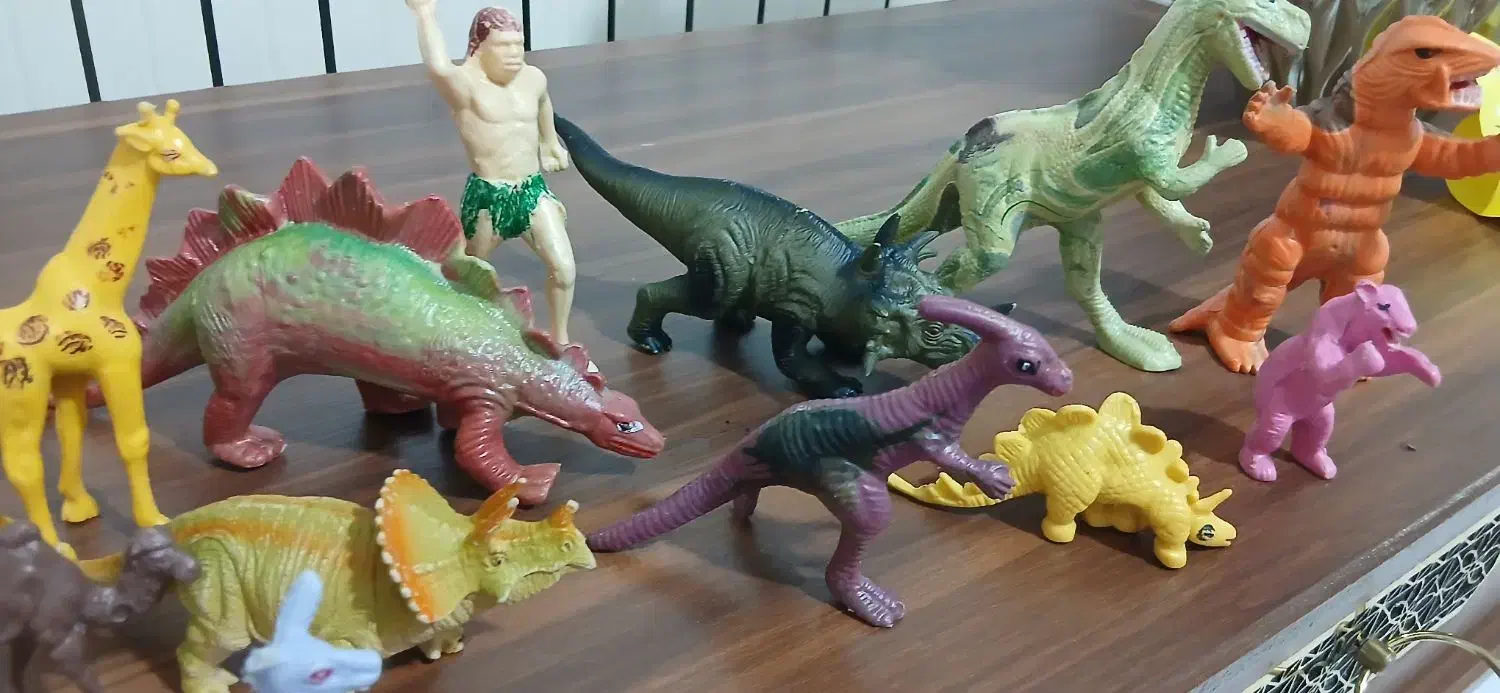 فیگور دایناسورها در حد نو  ۳۵۰ هزار|اسباب‌‌بازی|تهران, پونک|دیوار