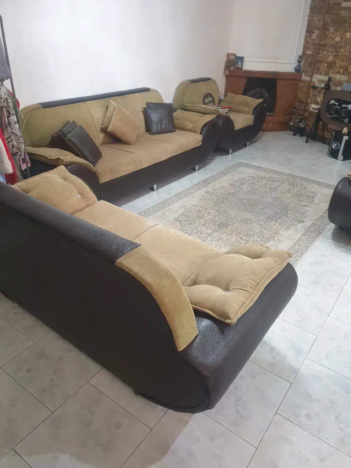 مبل ۸ نفره|مبلمان خانگی و میز عسلی|رشت, خمیران زاهدان|دیوار