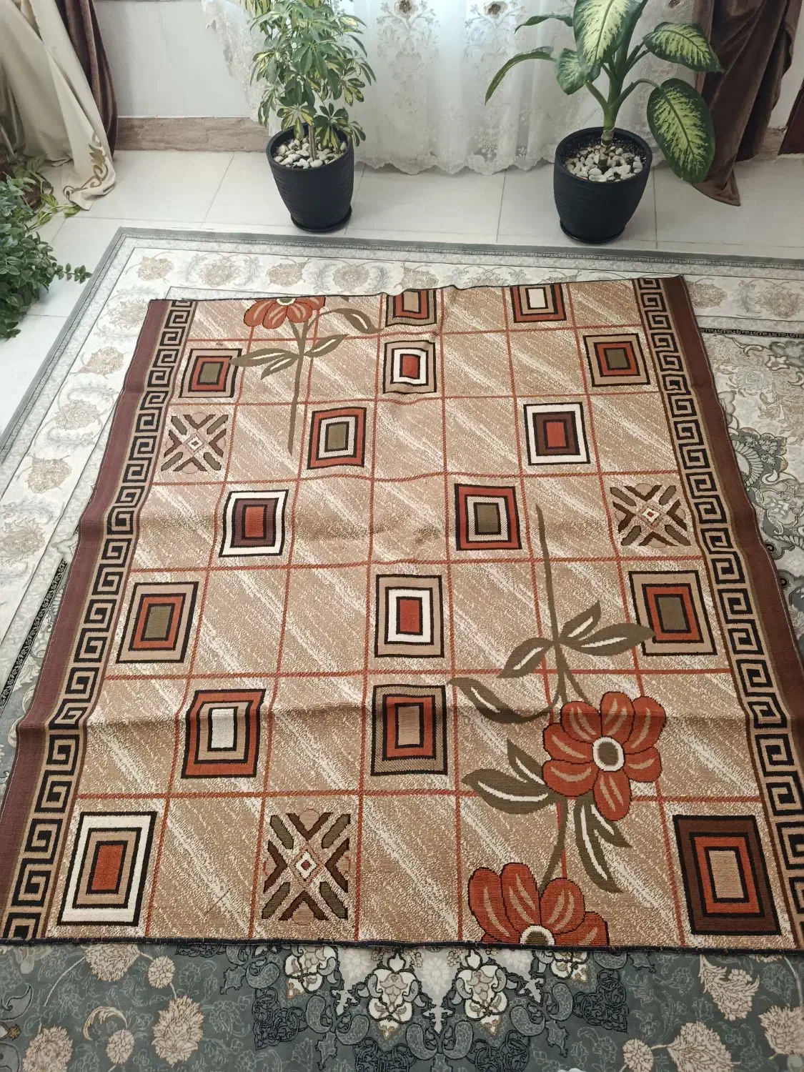 گلیم در حد نو|گلیم، جاجیم، گبه|چناران, |دیوار