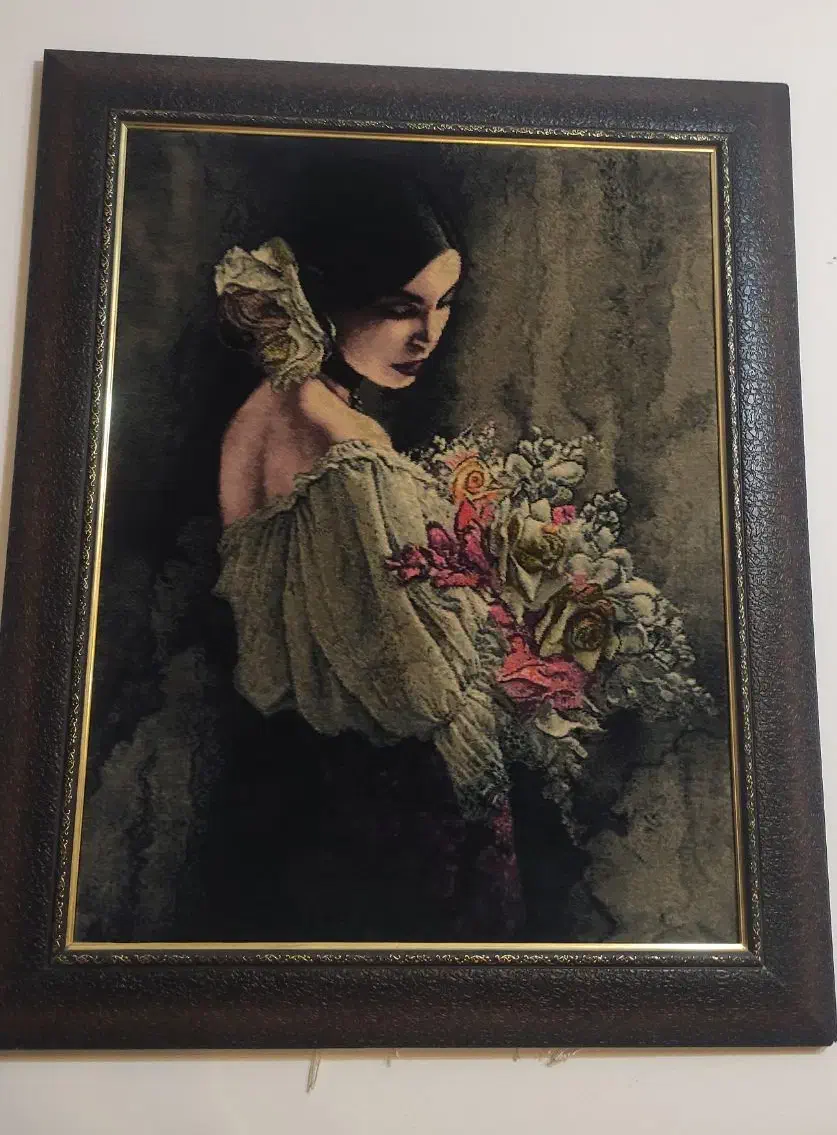 فروش فوری تابلو فرش چله ابریشم و گل ابریشم دستبافت|تابلو فرش|چالوس, |دیوار