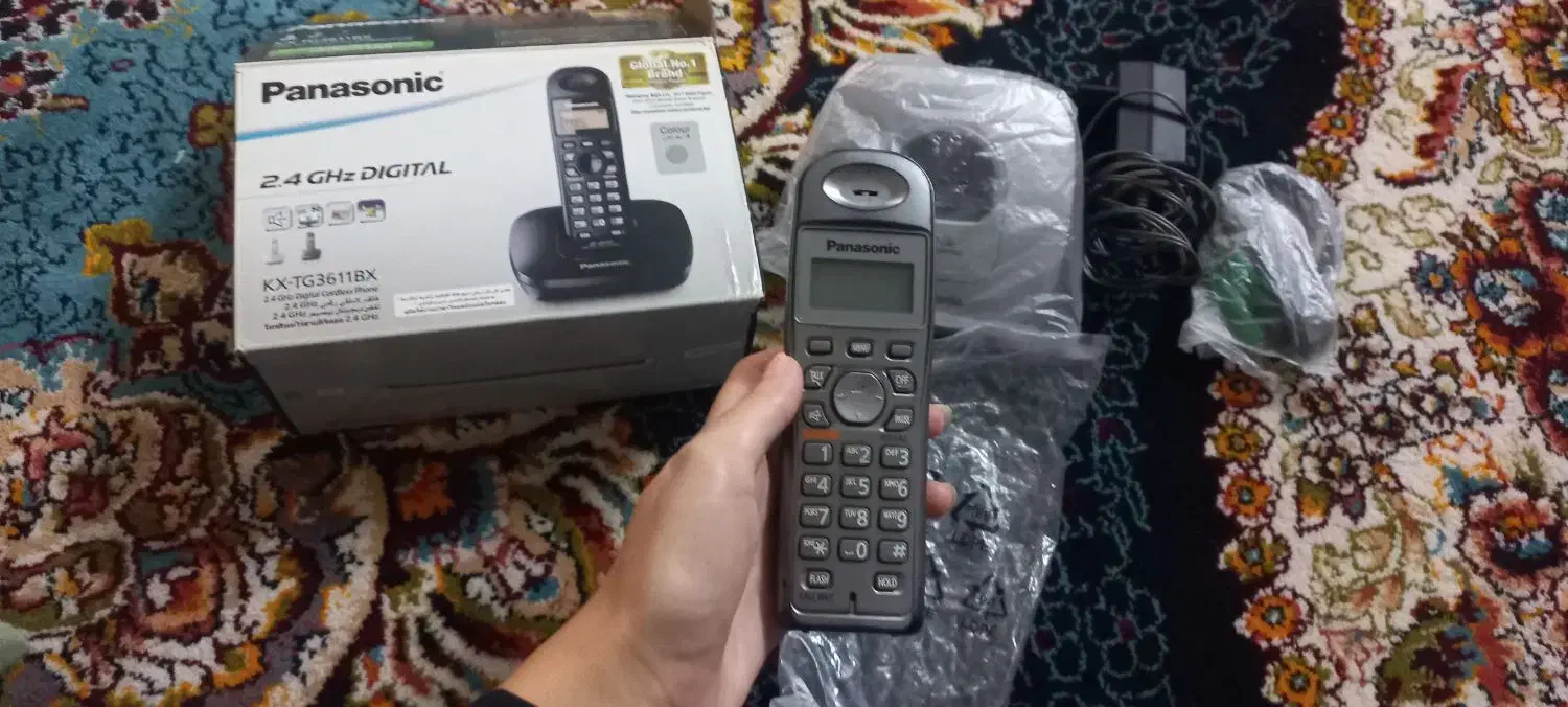 تلفن بی سیم پاناسونیک اصل گوشی تلفن بی سیم|تلفن رومیزی|مشهد, امامیه (شهرک غرب)|دیوار