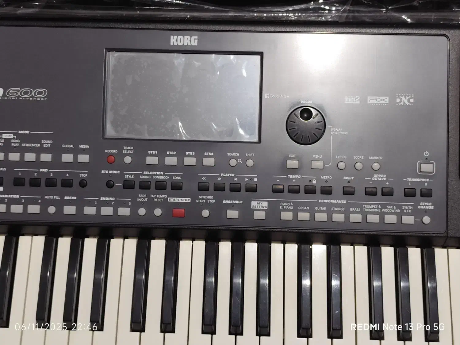 ارگ pa600در حداک کم کار|پیانو، کیبورد، آکاردئون|بوکان, |دیوار