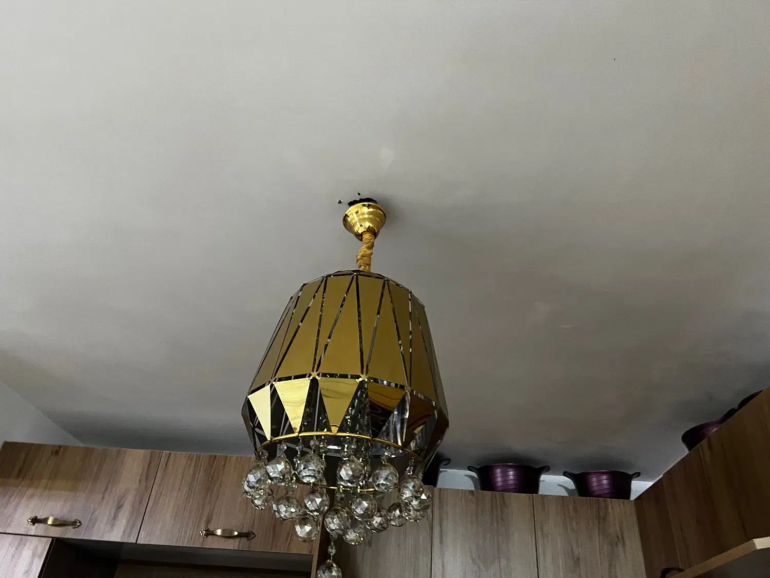 لوستر|لوستر و چراغ آویز|ساوه, |دیوار