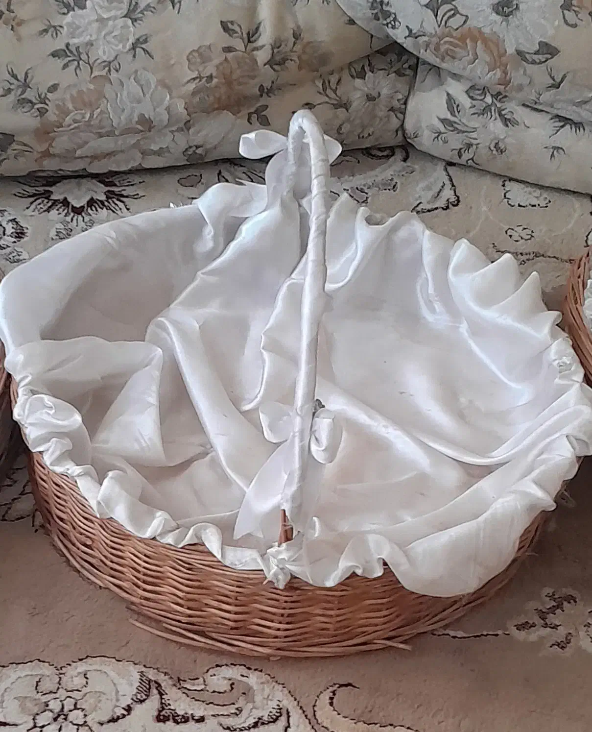 سبد حصیری|صنایع دستی و سایر لوازم تزئینی|قم, سراجه|دیوار