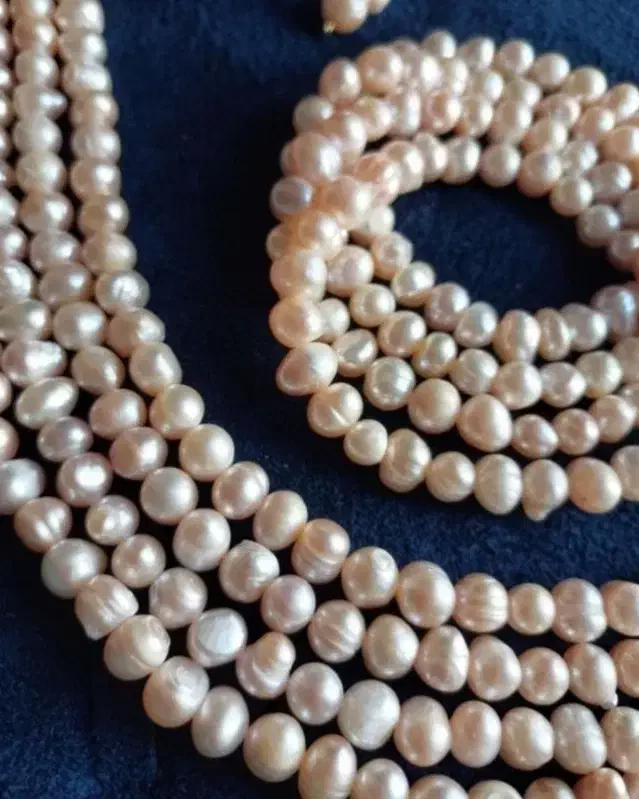 مروارید ۴رج خاص. اندونزی. صورتی. طبیعی|جواهرات|تهران, سید خندان (جلفا)|دیوار