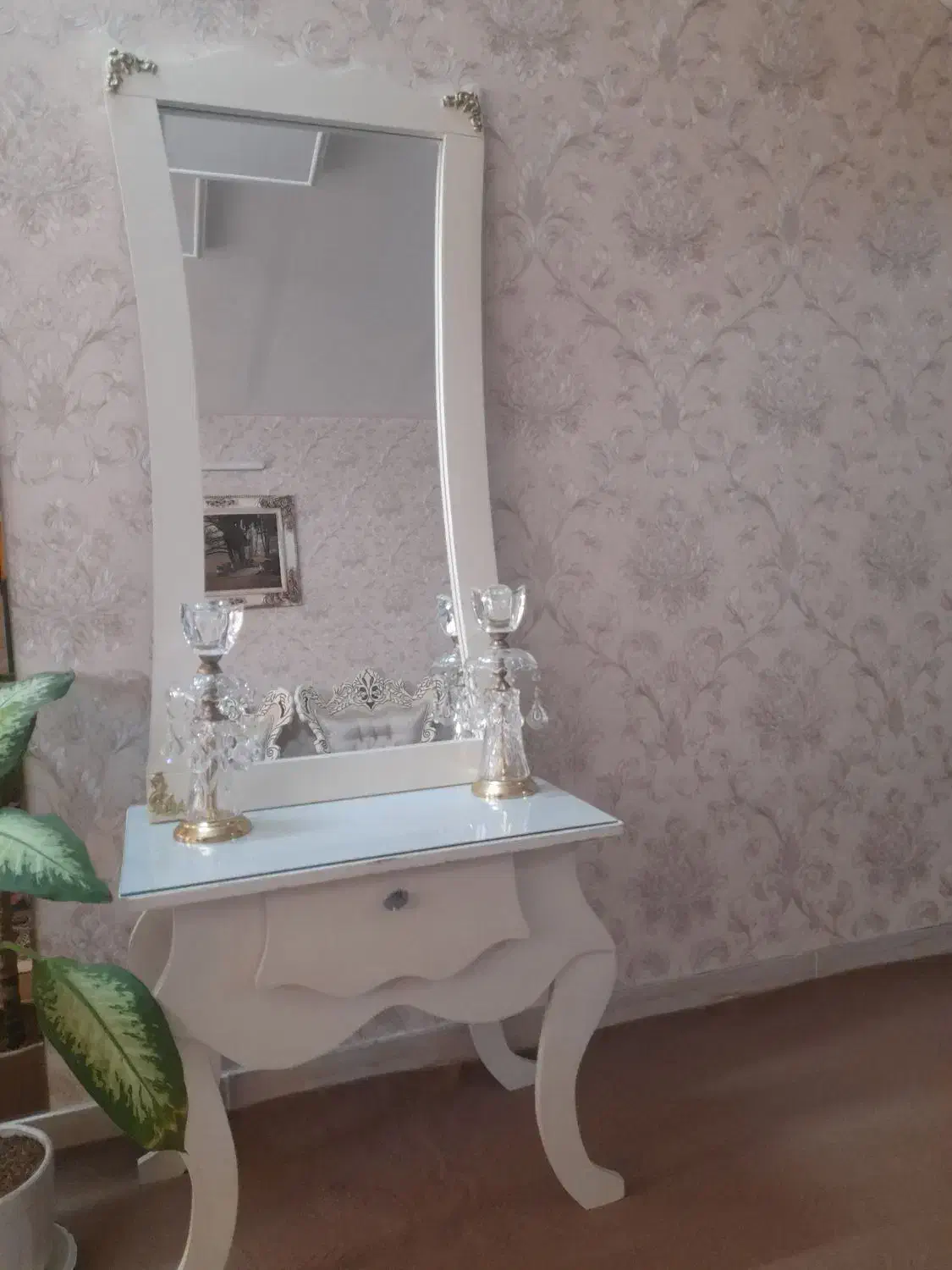 آینه شمعدان فانتزی|آینه|نظرآباد, نظرآباد|دیوار