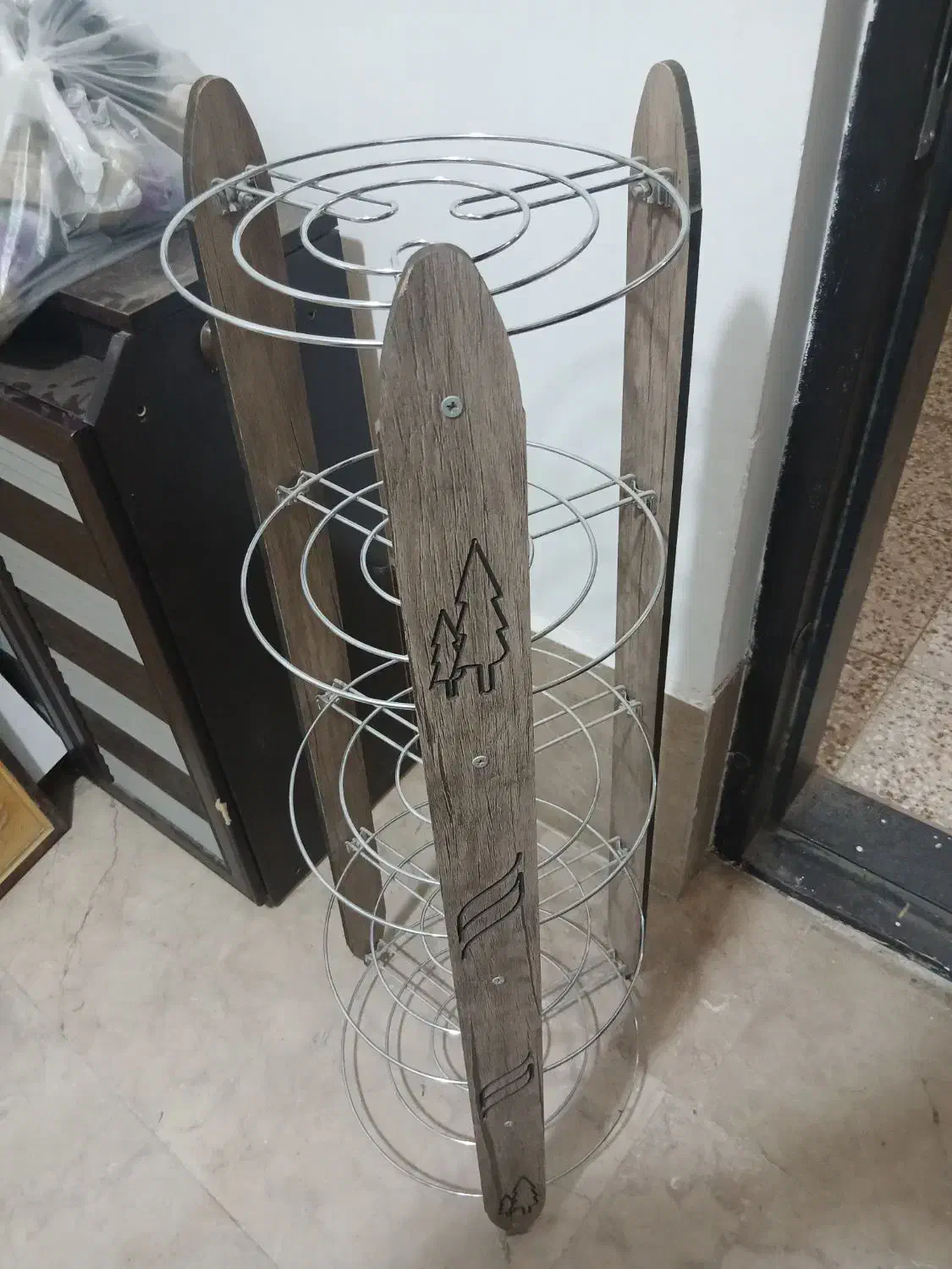 پایه قابلمه استیل|آب‌چکان و نظم‌دهنده ظروف|تربت جام, پاسداران|دیوار