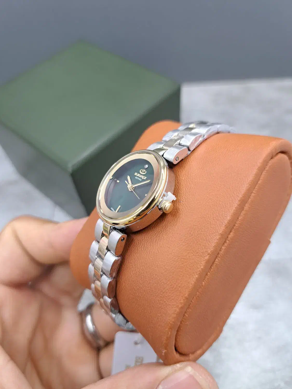 الگانس رویال زنانه دو رنگ صفحه سبز درباری خوشرنگ|ساعت|اصفهان, قائمیه|دیوار