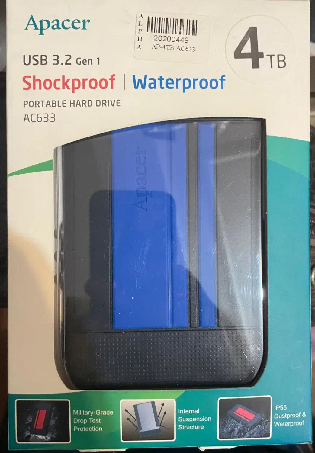 هارد ۴ ترا بایت پلمپ با گارانتی متین ضد آب و ضدشوک|قطعات و لوازم جانبی رایانه|گنبد کاووس, |دیوار