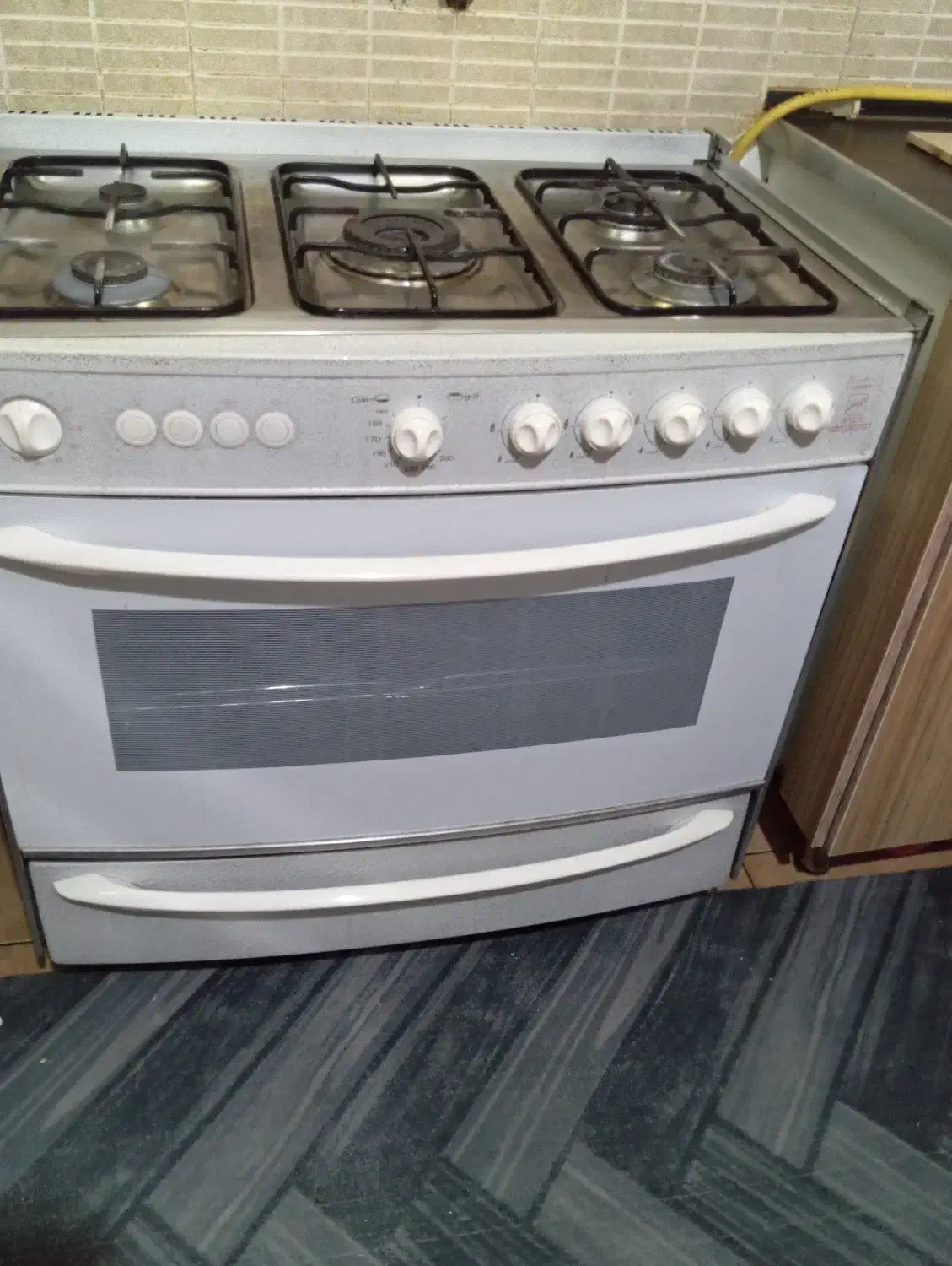 گاز 5شعله فردار|اجاق گاز و لوازم برقی پختوپز|شیراز, دشت چنار|دیوار