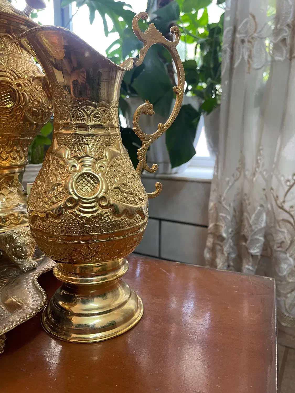 سماور برقی کاملا نو با طرح برجسته|سماور، چایساز، قهوهساز|خمینیشهر, |دیوار