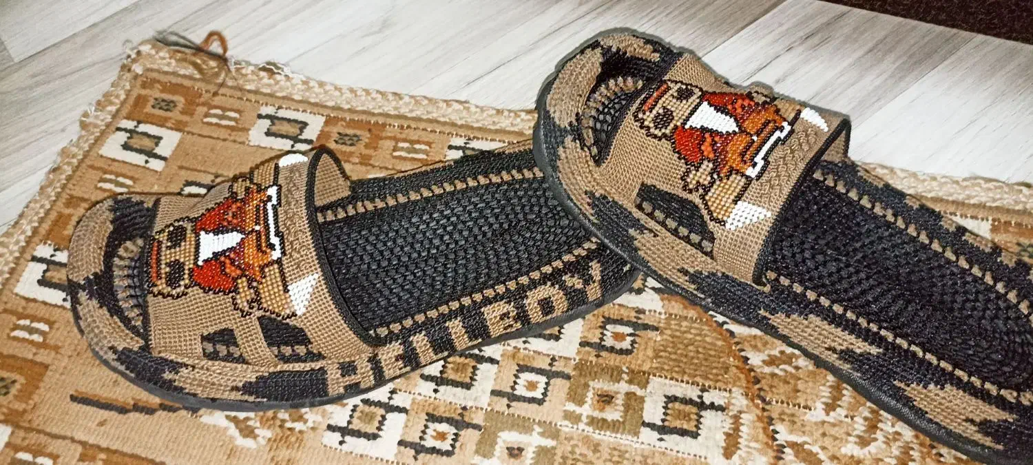 دمپایی زندان بافت|کیف، کفش، کمربند|گنبد کاووس, |دیوار