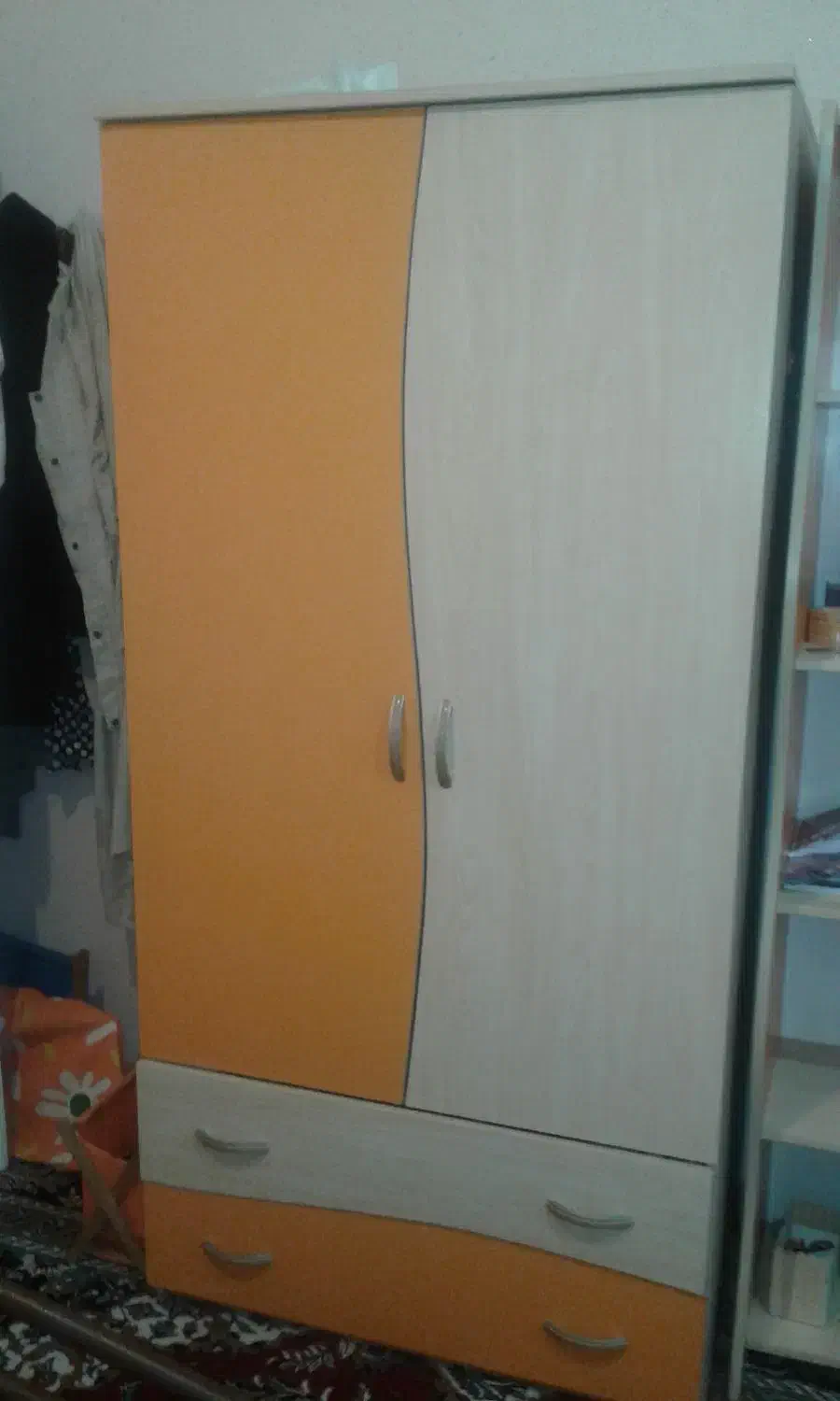 کمد لباس و کتابخانه باعمق زیاد 50سفارشی،تمیزوسالم|کتابخانه، شلف، قفسه‌های دیواری|مشهد, ارشاد|دیوار