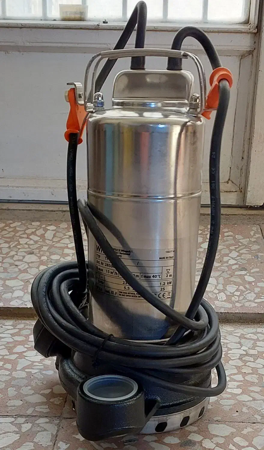 پمپ کفکش استیل wilo المان|ماشین‌آلات صنعتی|خوی, |دیوار