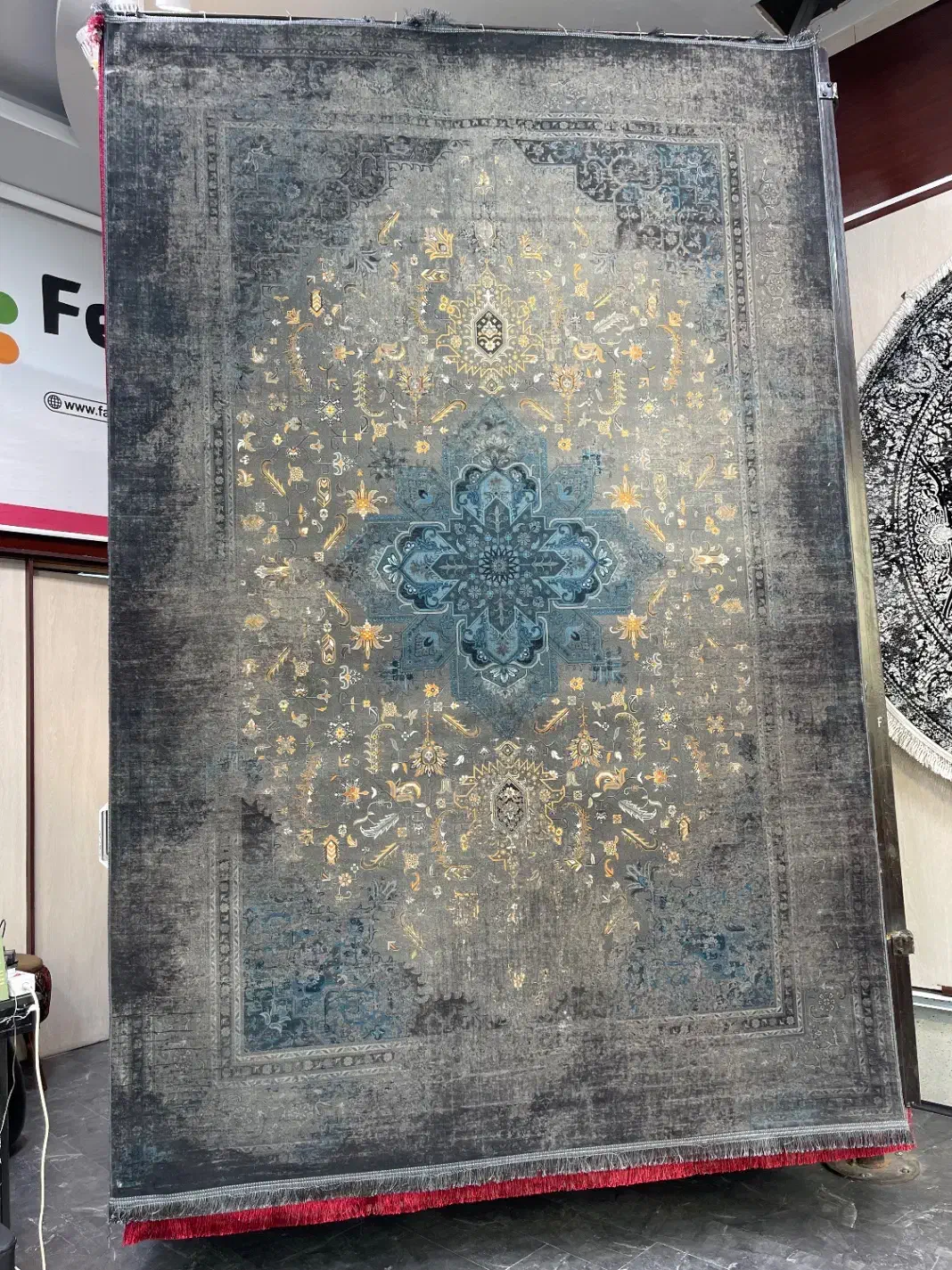 فرش هریس طوسی آبی تخفیفی|فرش|تهران, هروی|دیوار