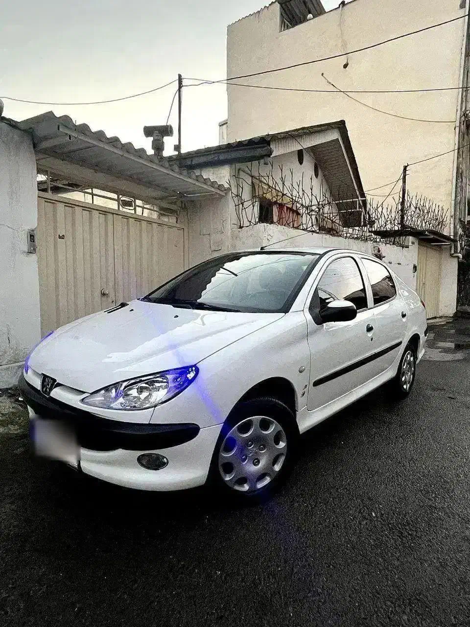 206 اس دی v8 بی رنگ|خودرو سواری و وانت|بابل, |دیوار