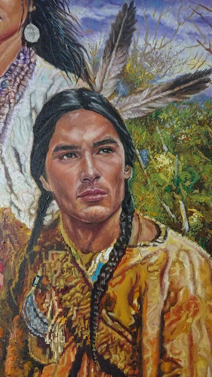 نقاشی پرتره رنگ روغن|تابلو، نقاشی، عکس|آستانه اشرفیه, |دیوار