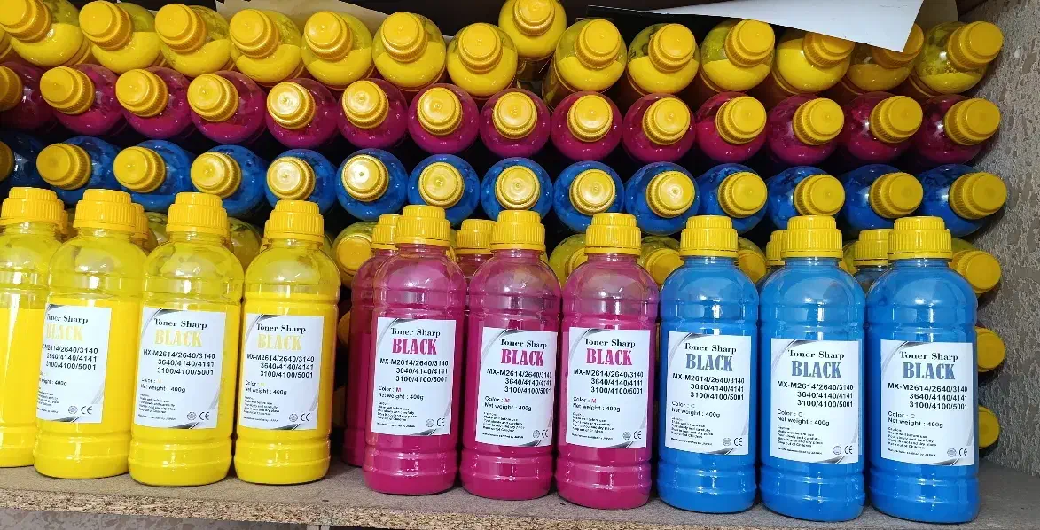 تونر شارژی دستگاه فتوکپی برند شارپ رنگی و مشکی|پرینتر، اسکنر، کپی، فکس|تهران, ایرانشهر|دیوار