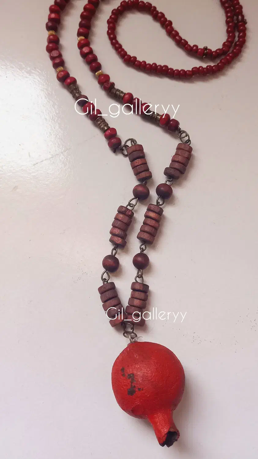گردنبند رومانتویی بلند انار|بدلیجات|لاهیجان, انقلاب|دیوار