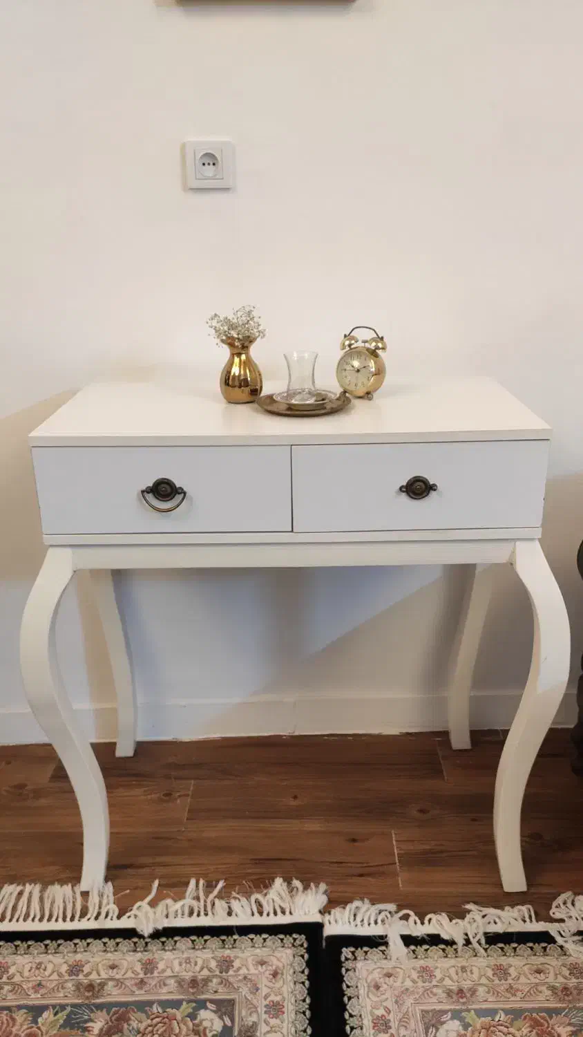 میز کنسول سفید|بوفه، ویترین، کنسول|ساری, |دیوار
