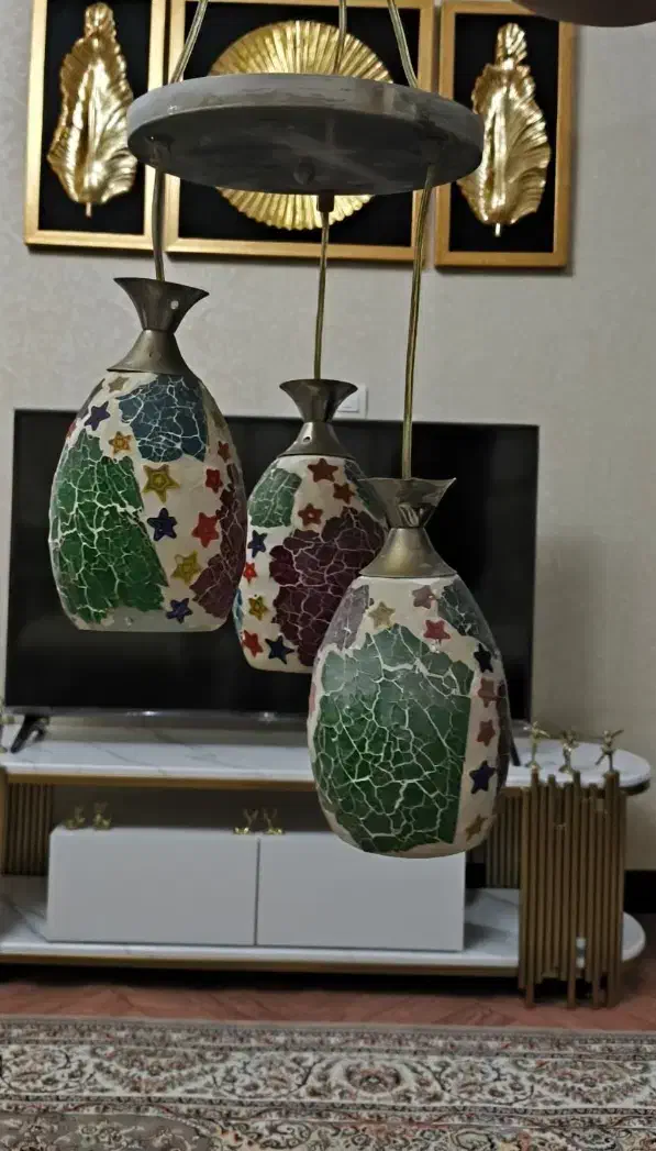 لوستر|لوستر و چراغ آویز|اسلام‌شهر, شهرک قائمیه|دیوار