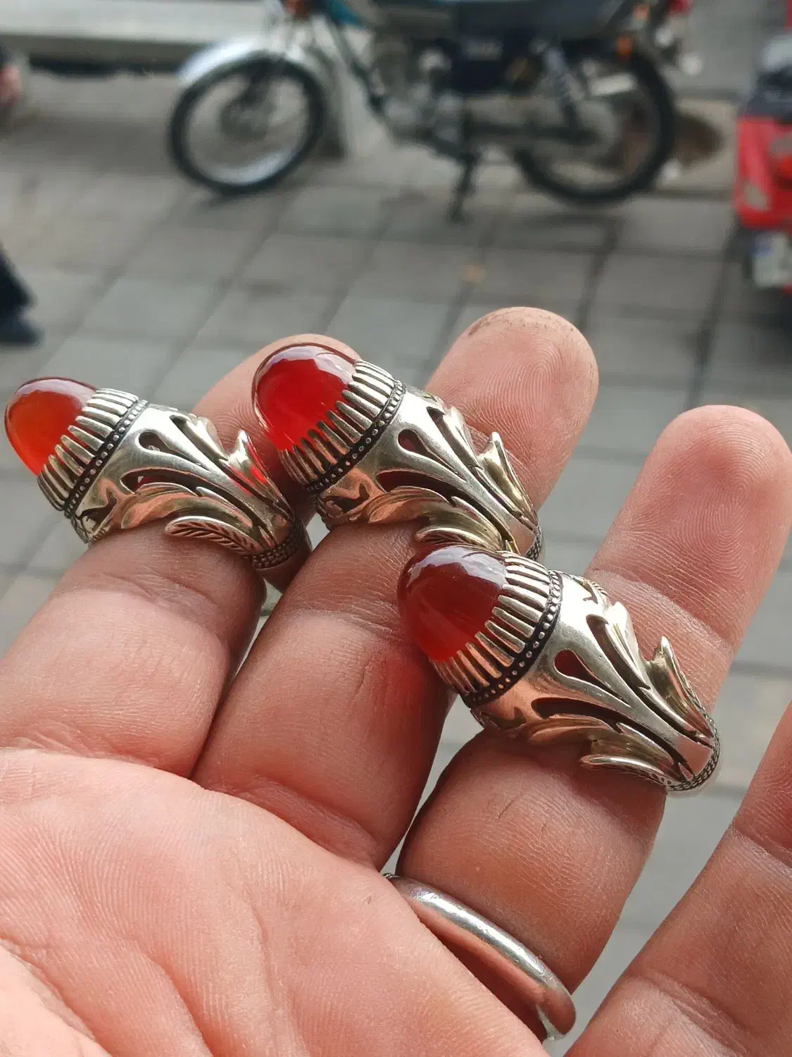 انگشتر های دست‌ساز رکاب تبریز|جواهرات|اراک, |دیوار