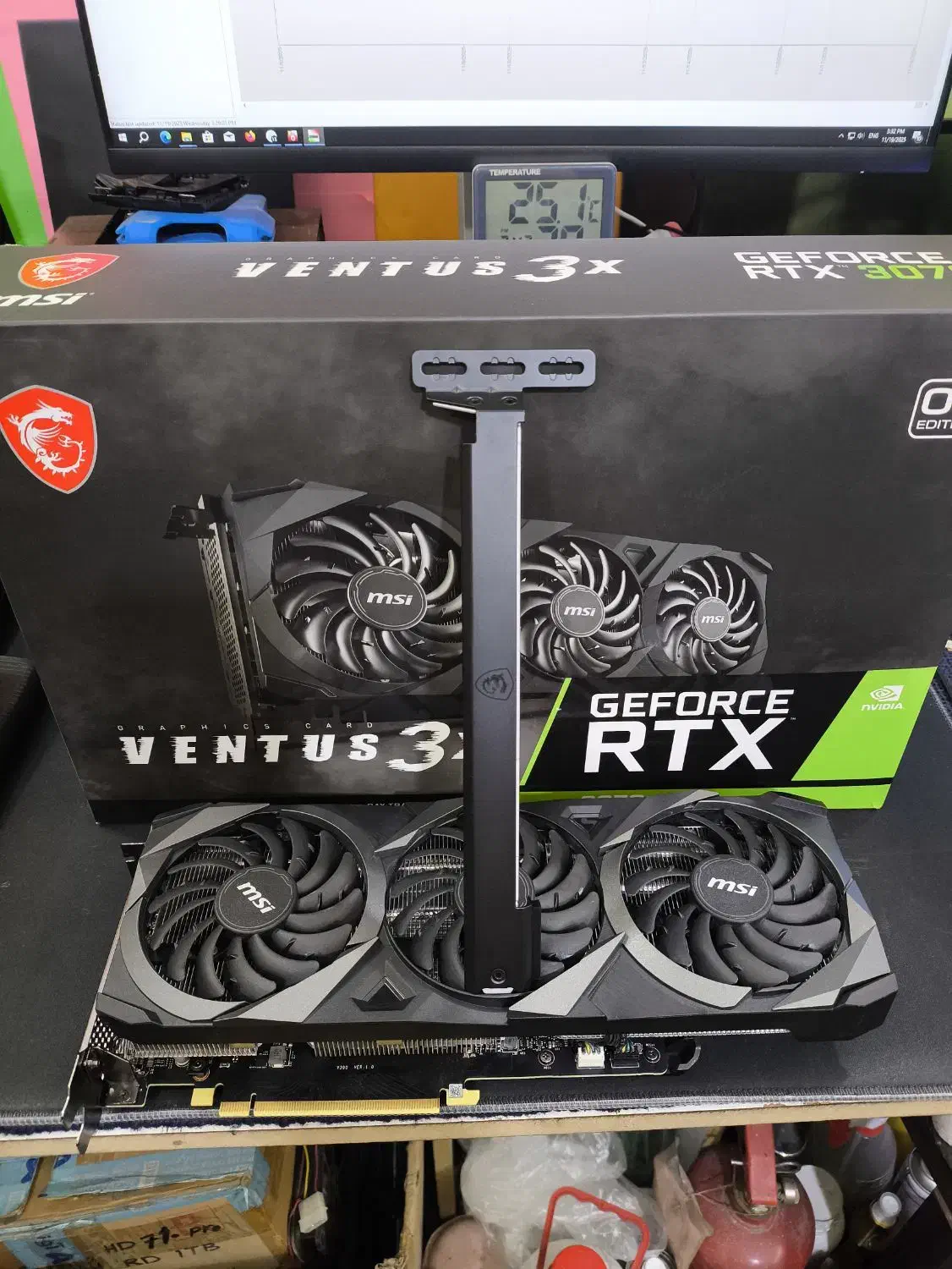 کارت گرافیک  مدل RTX 3070 VENTUS 3X MSI 8GIG|قطعات و لوازم جانبی رایانه|بوکان, |دیوار