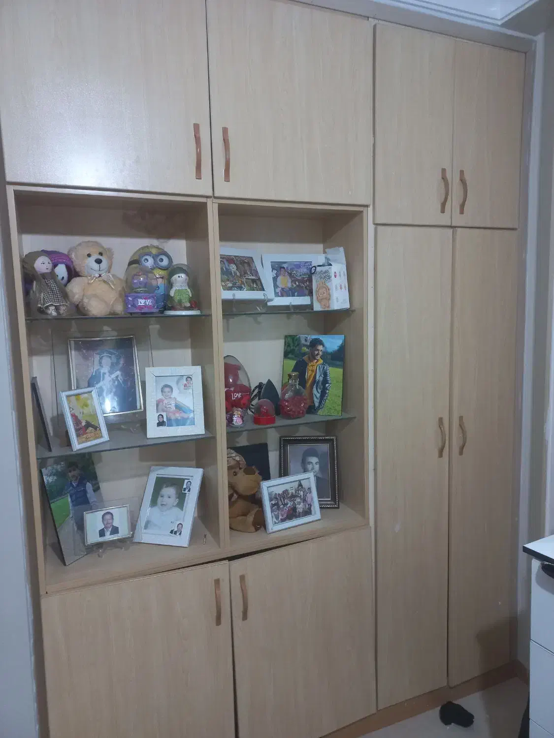 کتابخانه و کمد|کتابخانه، شلف، قفسههای دیواری|اصفهان, بیدآباد|دیوار