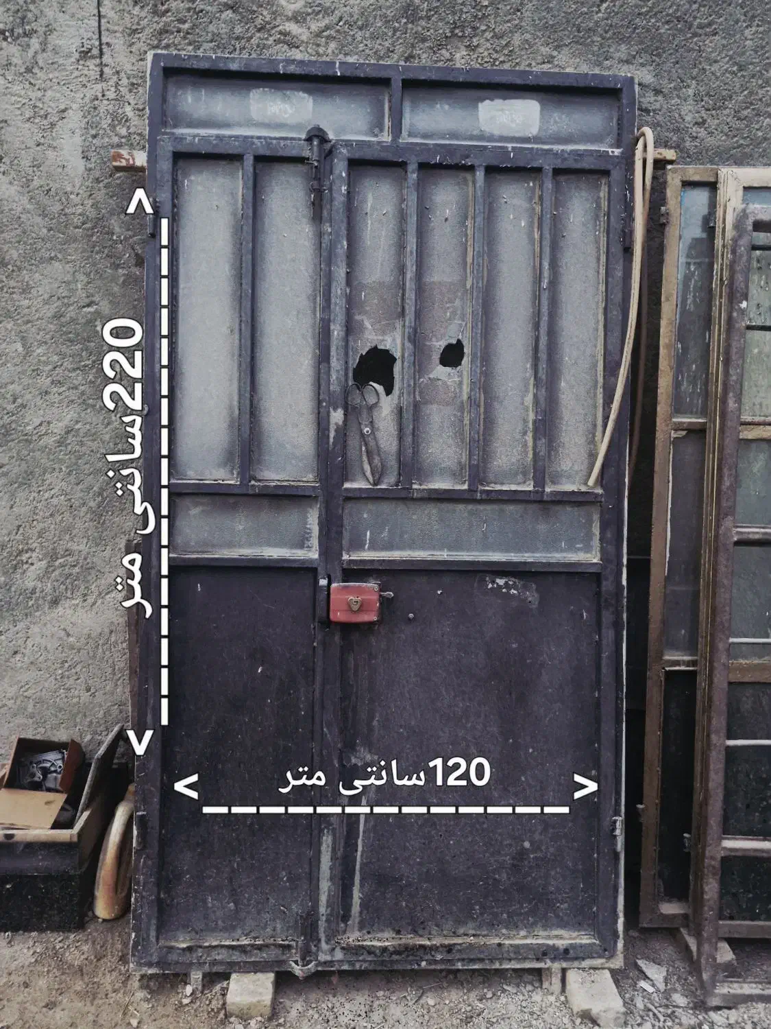 درب آهنی|مصالح و تجهیزات ساختمان|فامنین, |دیوار