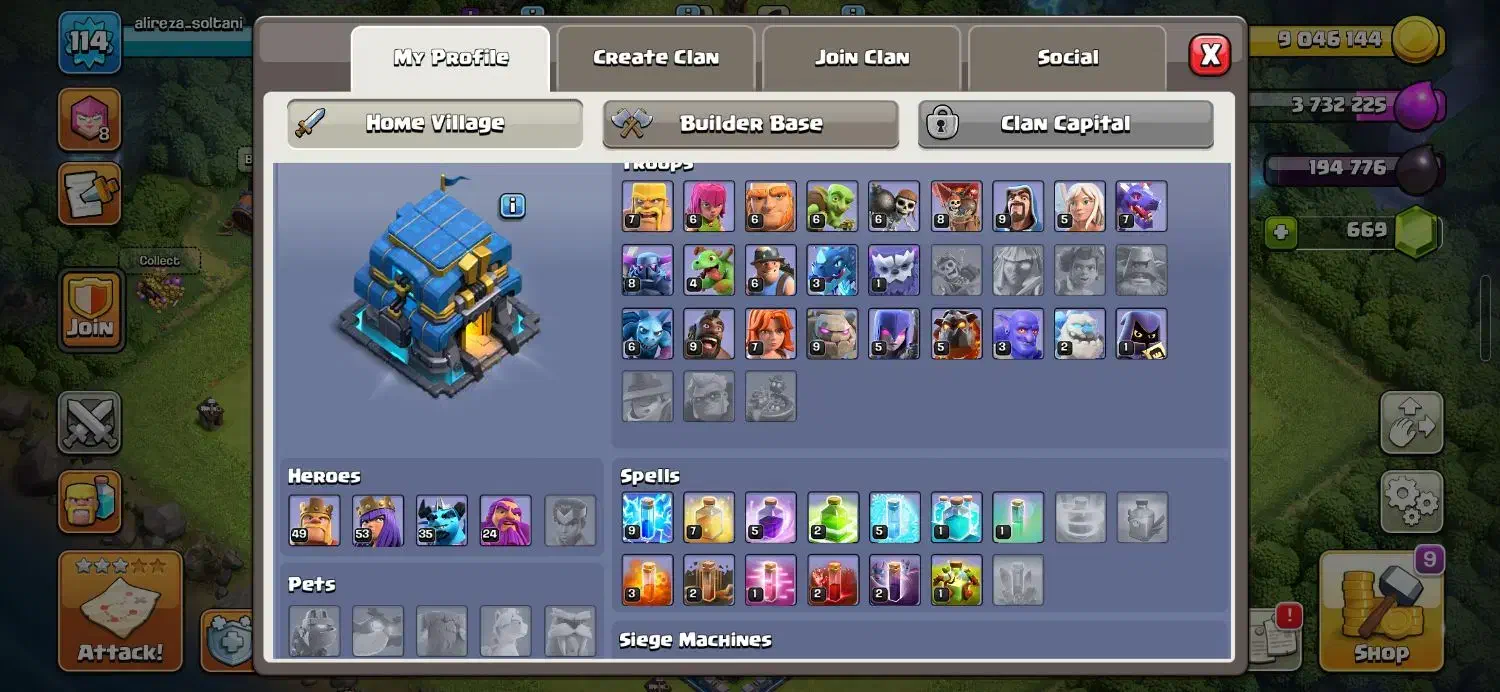 اکانت کلش اف کلنز|کنسول، بازی ویدئویی و آنلاین|قم, نیروگاه|دیوار