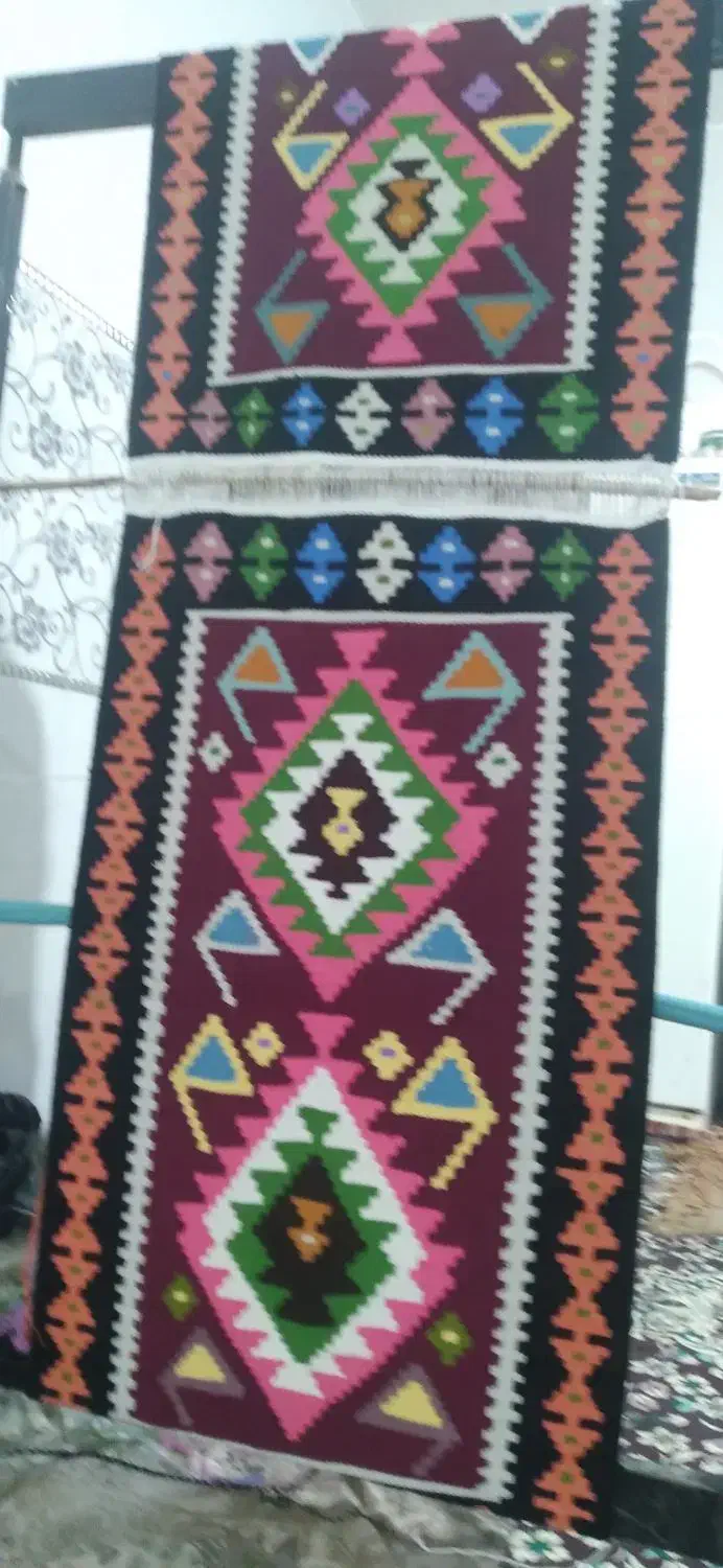 گلیم دست بافت|گلیم، جاجیم، گبه|اردبیل, |دیوار