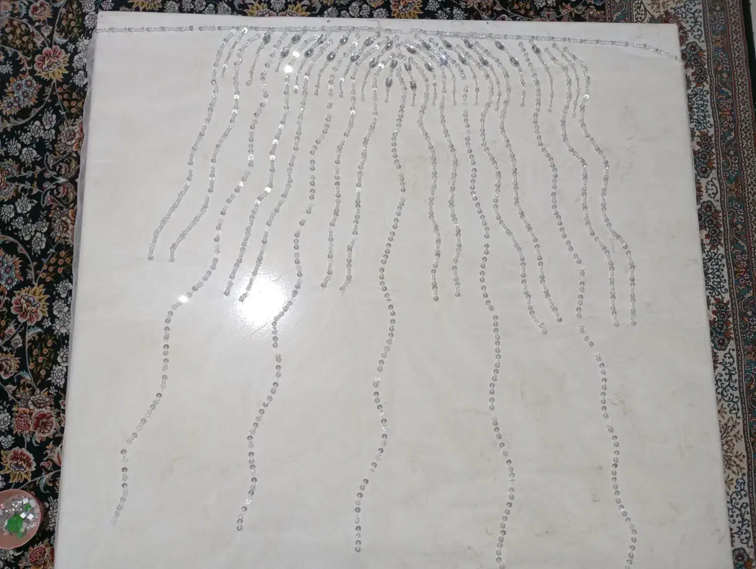 تور سر عروس|لباس|صحنه, |دیوار