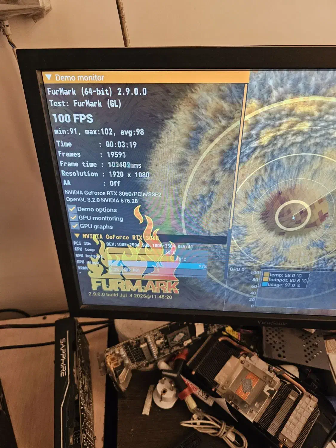 کارت گرافیک geforce rtx 3060 palit در حد نو|قطعات و لوازم جانبی رایانه|تهران, سلسبیل شمالی|دیوار