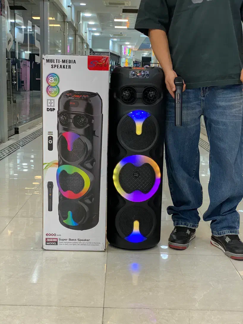 اسپیکر قابل حمل ZQS 8309 ارتفاع ۱ متری|پخشکننده همراه|شهریار, شهریار|دیوار