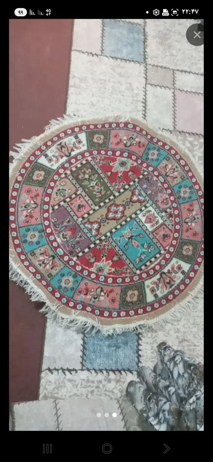 فرش کودک و فرش گرد|فرش|محمدشهر, عباس آباد|دیوار