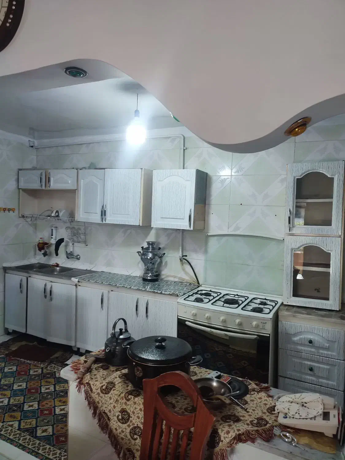 کابینت و گاز ۵ شعله و سینک|اجاق گاز و لوازم برقی پخت‌وپز|گرگان, |دیوار