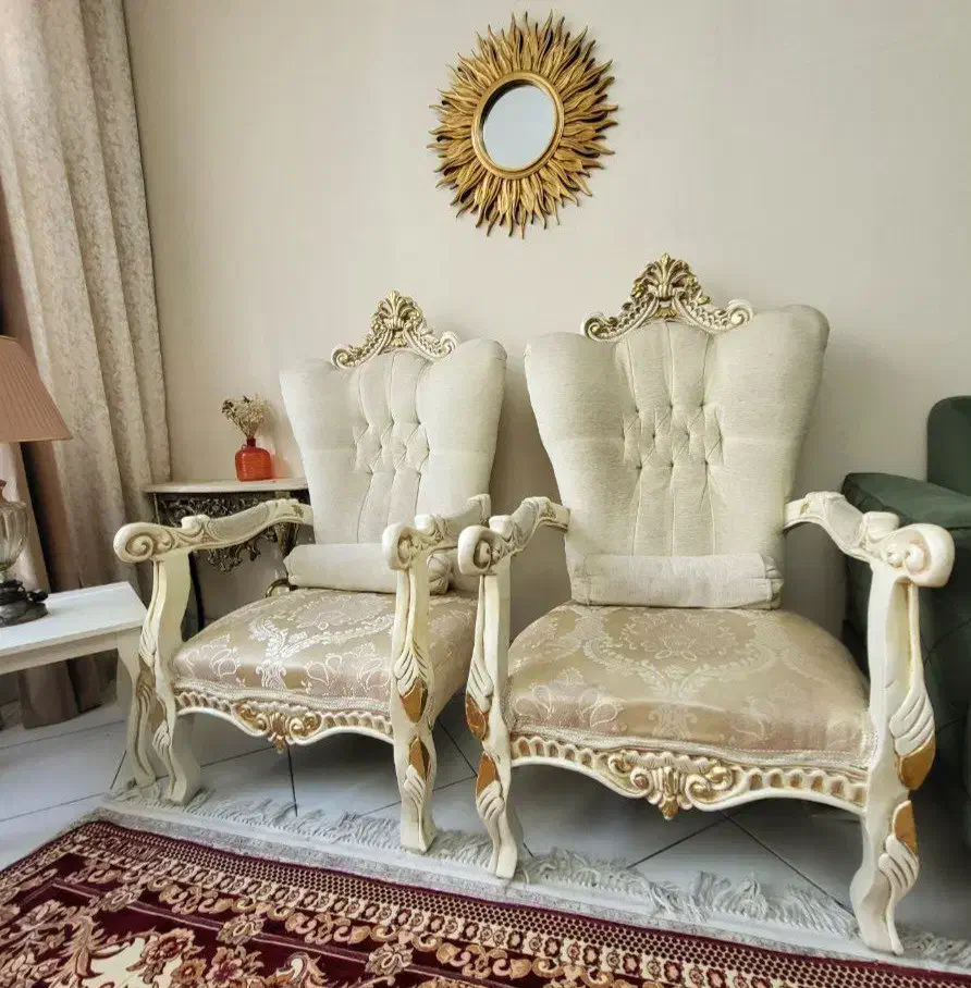 مبل ۸نفره کلاسیک استیل|مبلمان خانگی و میز عسلی|تهران, امیرآباد|دیوار