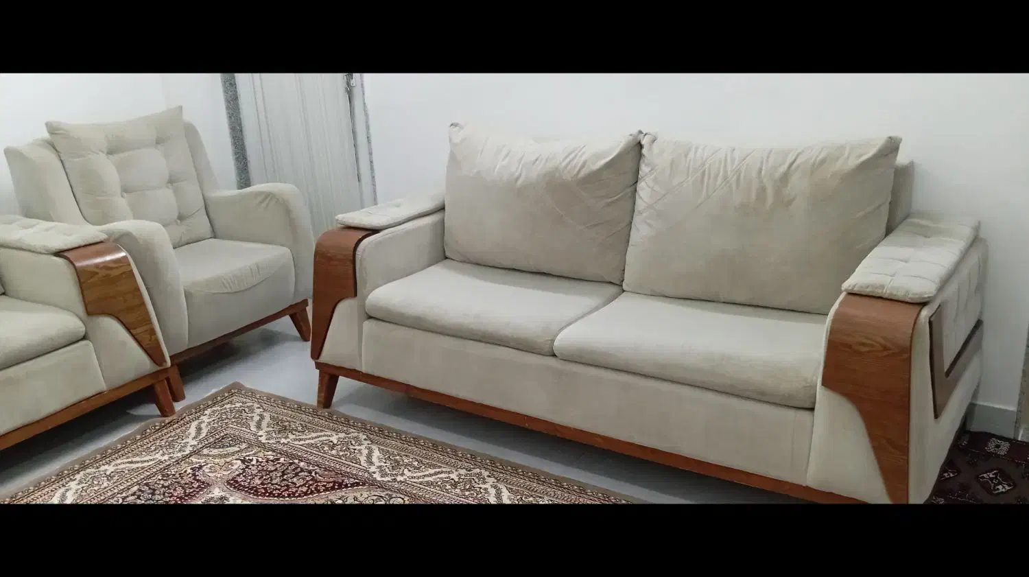 مبل هفت نفره در حد نو|مبلمان خانگی و میز عسلی|آق قلا, |دیوار