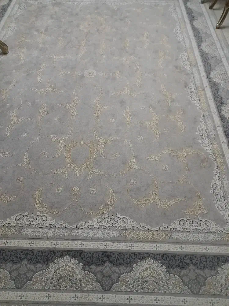 یک جفت فرش 12متری طوسی باهم 32تومن|فرش|تهران, خاک سفید|دیوار