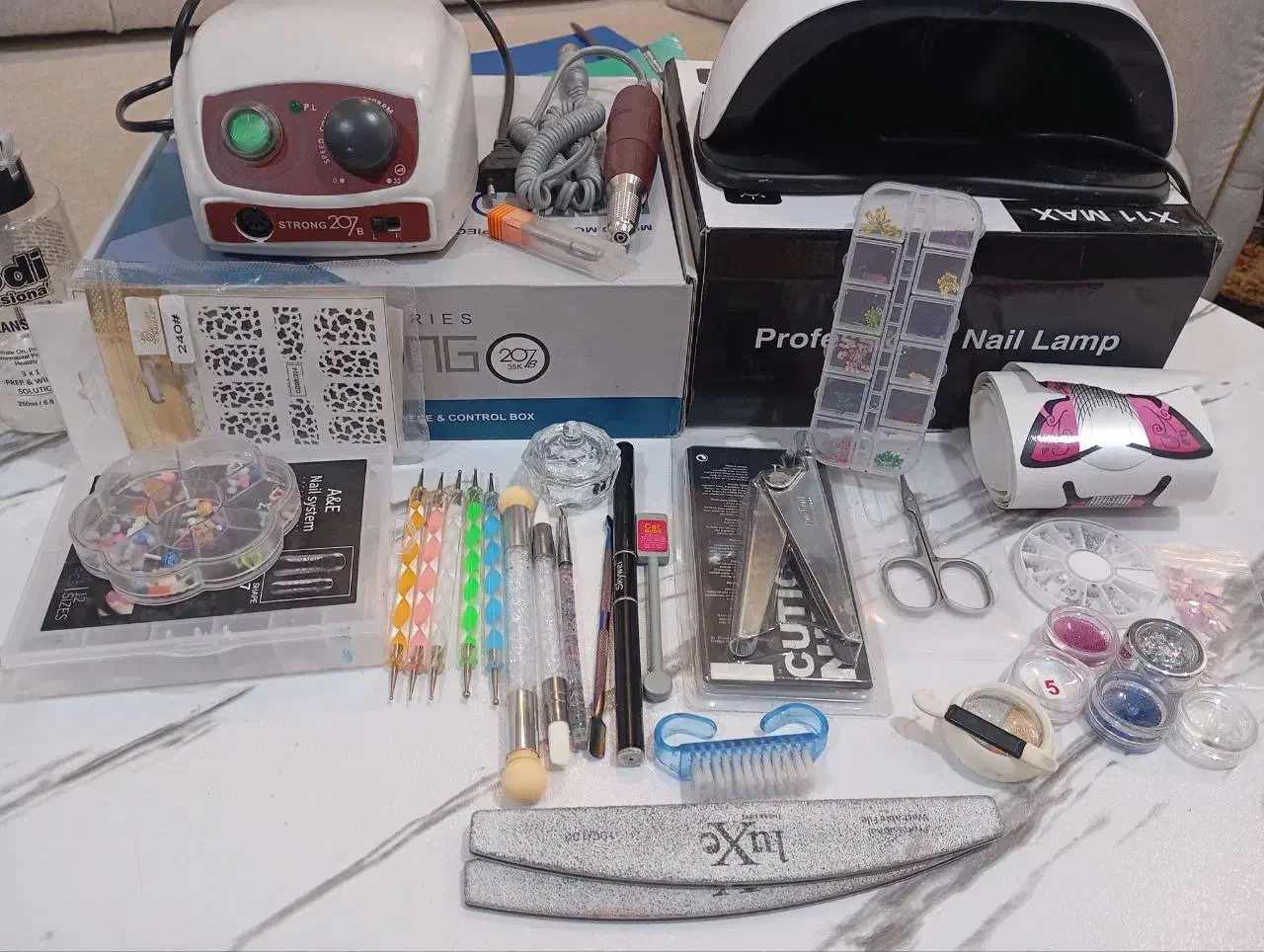 وسایل کاشت ناخن|آرایشی، بهداشتی، درمانی|مشگین شهر, |دیوار