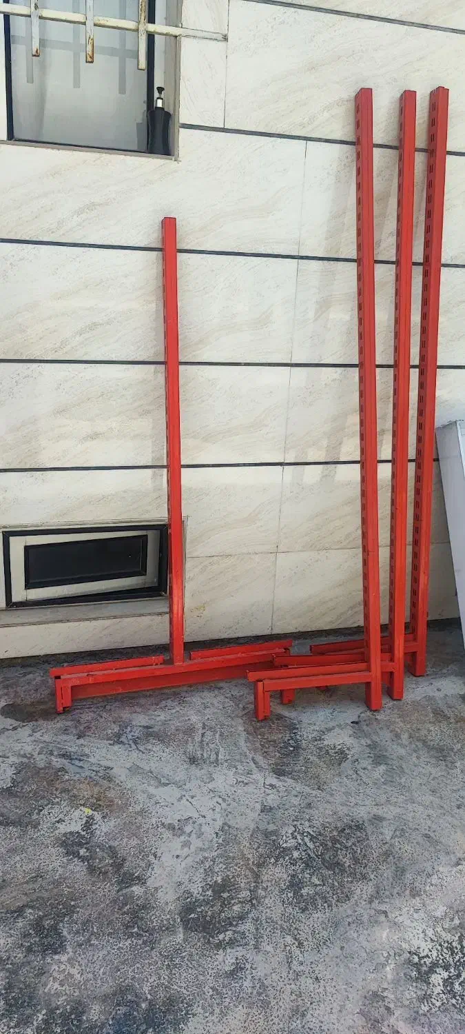 فروش پایه L و قفسه جاحبوباتی فلزی با 3 تانگهدارنده|فروشگاه و مغازه|هرسین, |دیوار