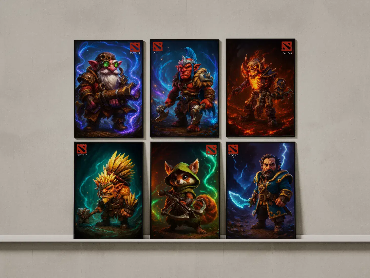 شاسی طرح Dota 2|تابلو، نقاشی، عکس|یزد, |دیوار