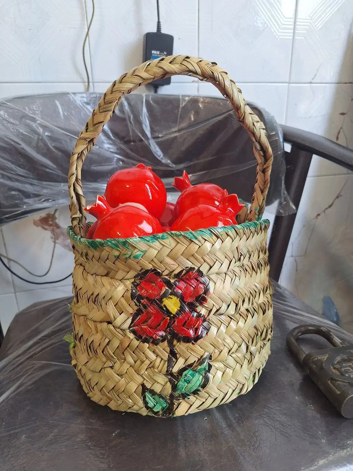 انار سفال دکوری|مجسمه، تندیس، ماکت|یزد, |دیوار