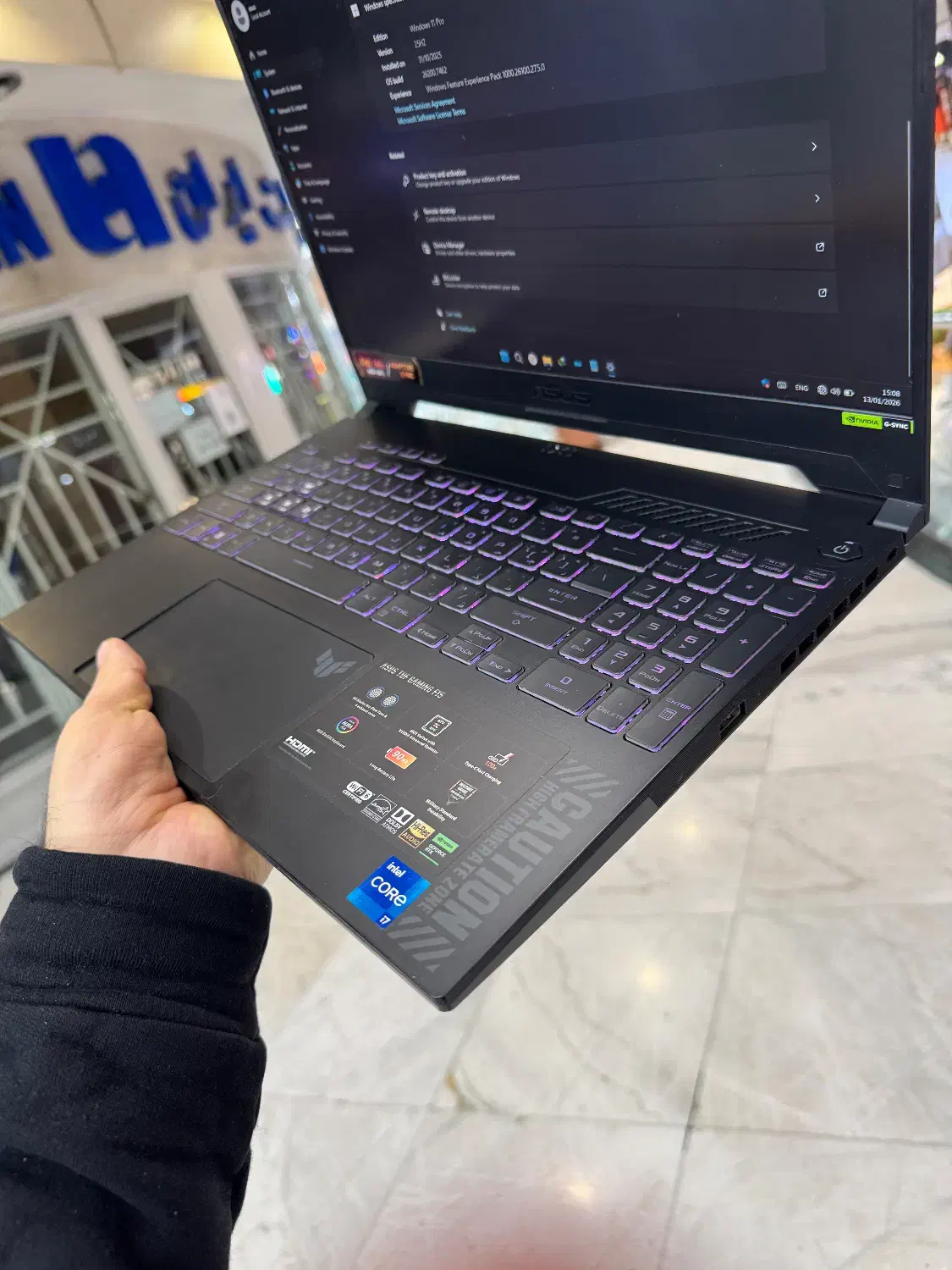 asustufgx507 i7gen12 ram16 ssd 1tb 512 4050rtx 6gb|رایانه همراه|تهران, جردن|دیوار