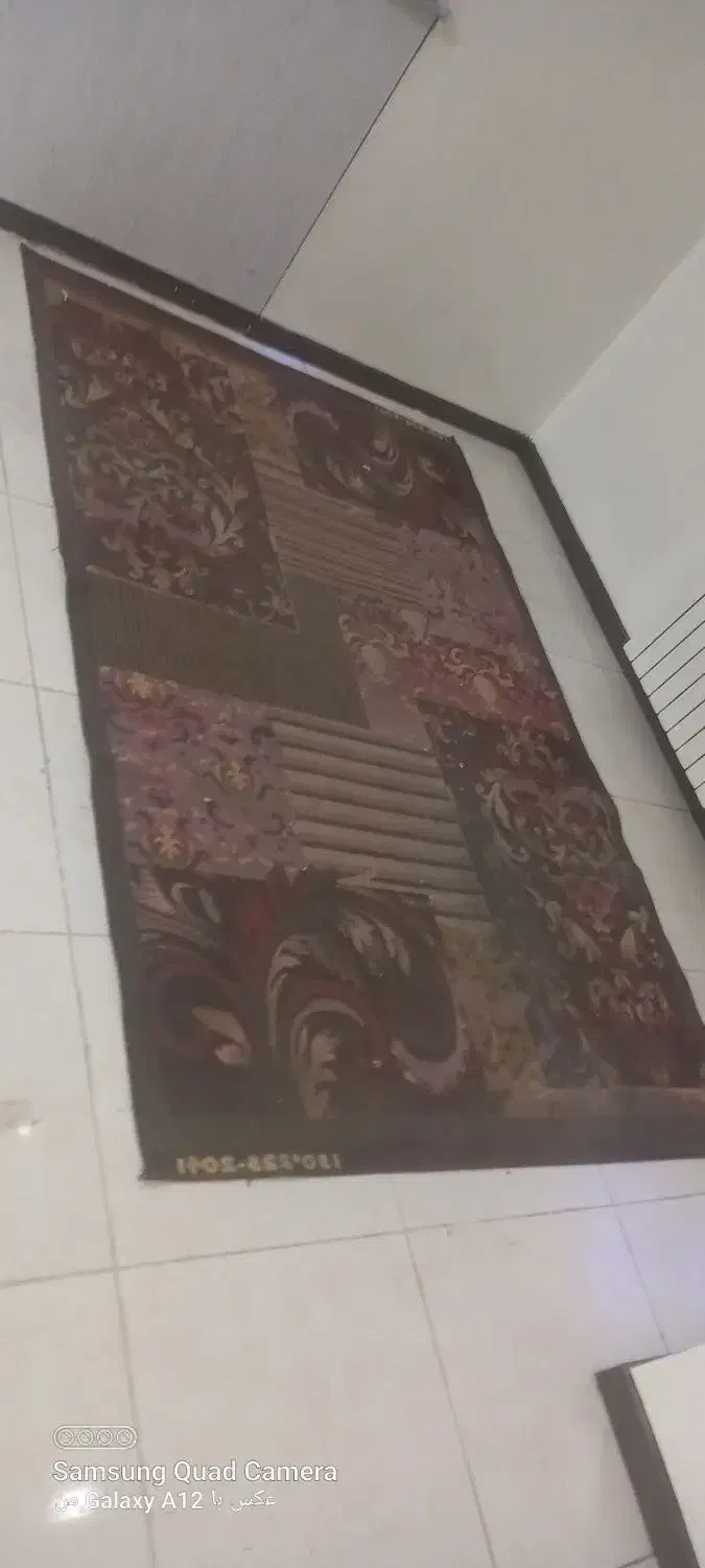 گلیم فرش ۴متری وپادری فرش کودک|گلیم، جاجیم، گبه|ری, دولت‌آباد|دیوار