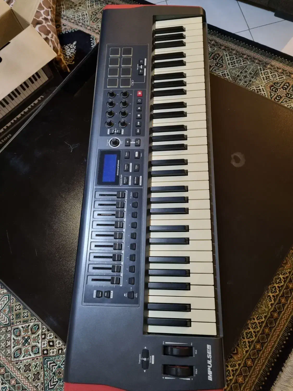 کیبورد/میدی کنترلر Novation Impulse 61|پیانو، کیبورد، آکاردئون|تهران, کاج|دیوار