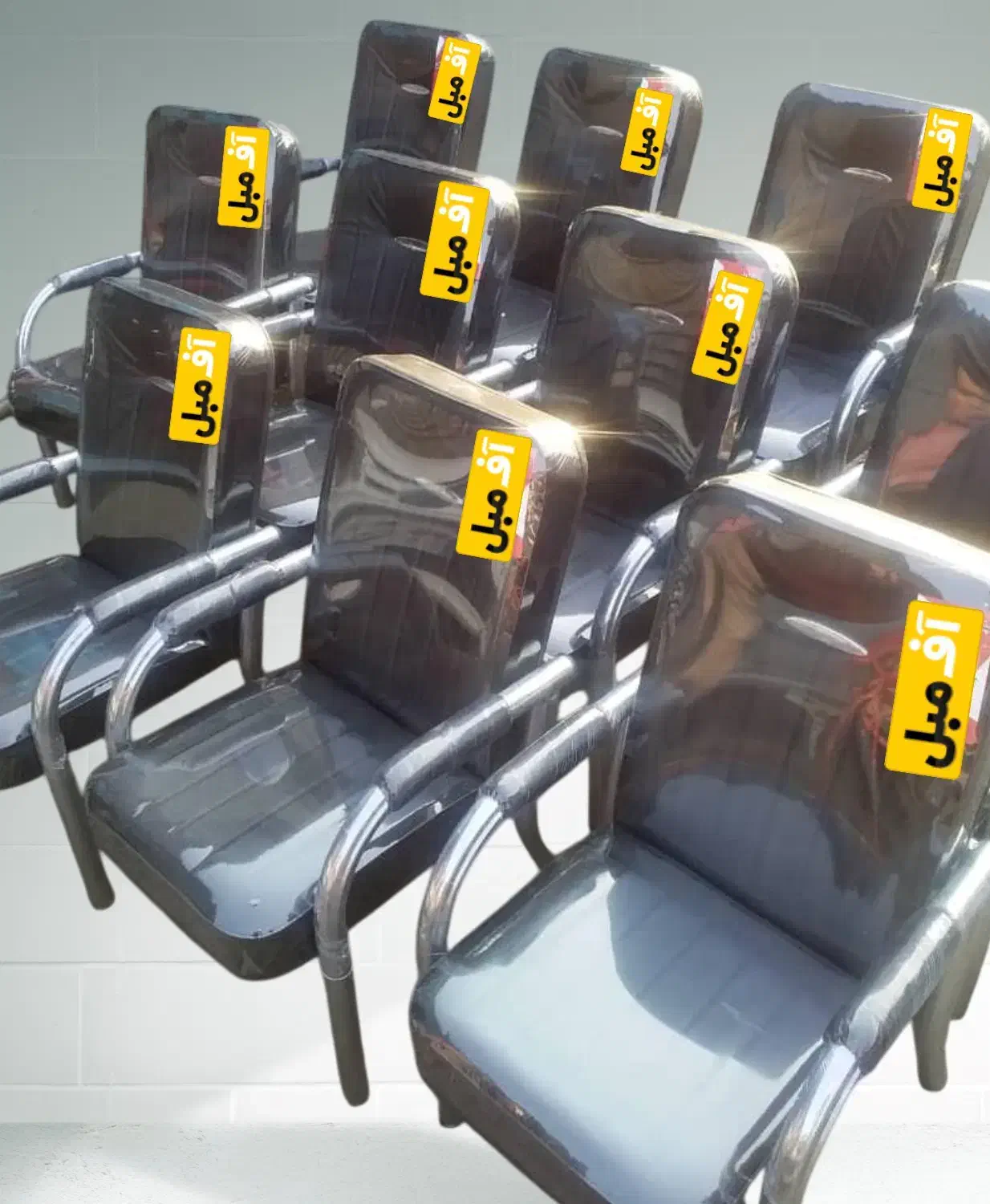 صندلی انتظار ، بنگاهی ، مهمان ، مبل آرام ،|مبلمان اداری|کرمانشاه, |دیوار